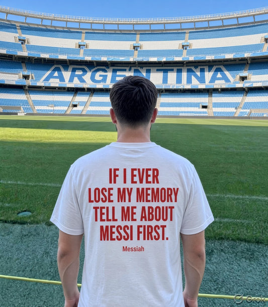 If I Ever Lose My Memory Tell Me About Messi First.